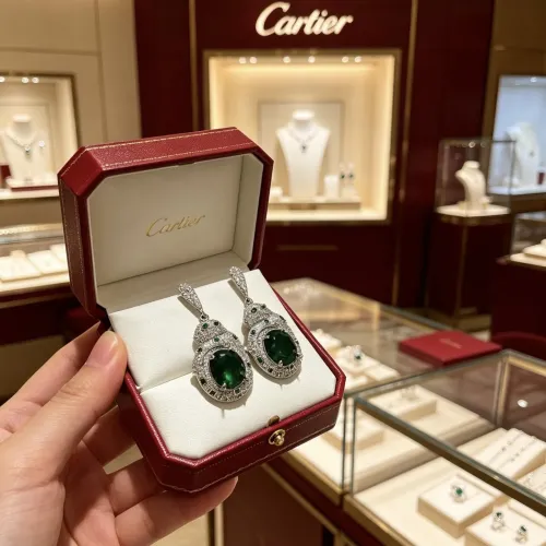 Replica Cartier Earrings For Women #1460561 $42.00 USD for Wholesale