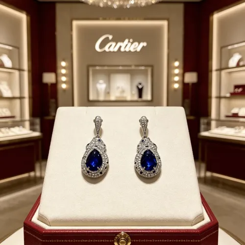 Replica Cartier Earrings For Women #1460562 $42.00 USD for Wholesale