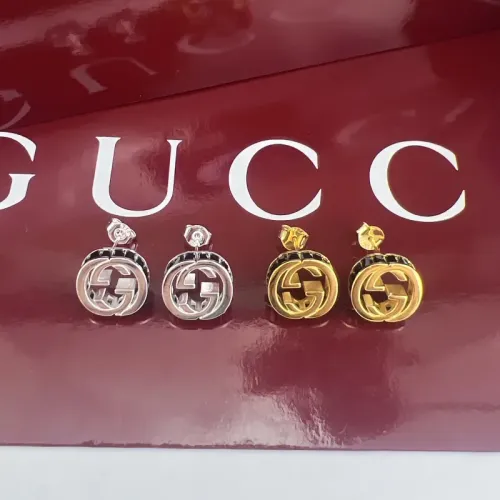 Replica Gucci Earrings For Women #1460596 $42.00 USD for Wholesale