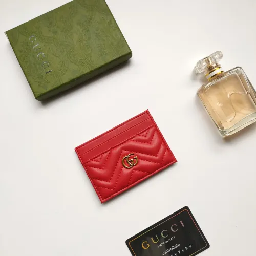 Cheap Gucci Card Holders For Women #1460781, $$27.00 USD On Gucci Wallets