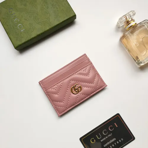 Cheap Gucci Card Holders For Women #1460784, $$27.00 USD On Gucci Wallets