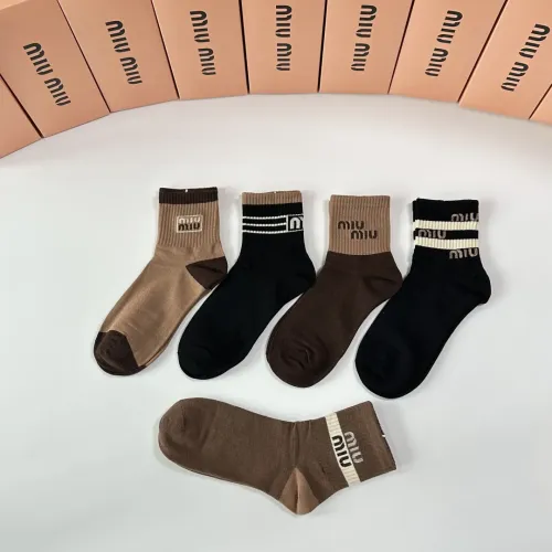 Replica MIU MIU Socks #1460997 $27.00 USD for Wholesale