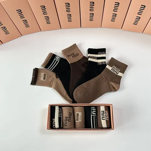 Replica MIU MIU Socks #1460997 $27.00 USD for Wholesale