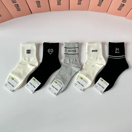 Replica MIU MIU Socks #1460998 $27.00 USD for Wholesale