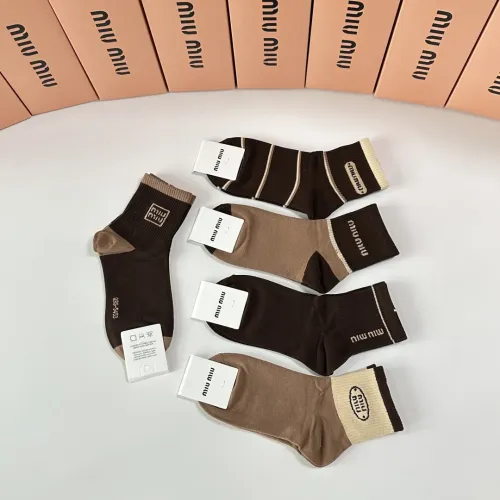 Replica MIU MIU Socks #1460999 $27.00 USD for Wholesale