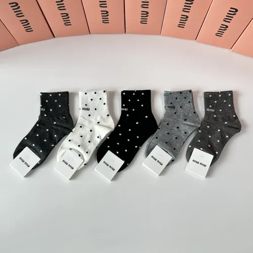 Replica MIU MIU Socks #1461000 $27.00 USD for Wholesale