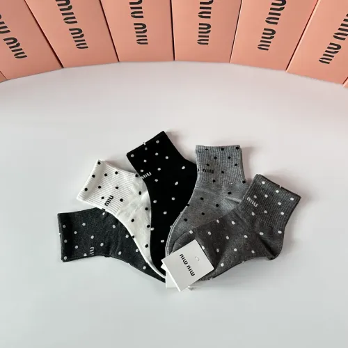 Replica MIU MIU Socks #1461000 $27.00 USD for Wholesale