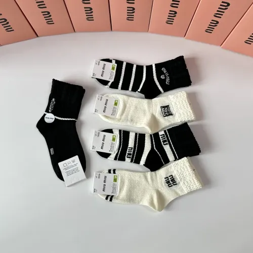 Replica MIU MIU Socks #1461001 $27.00 USD for Wholesale