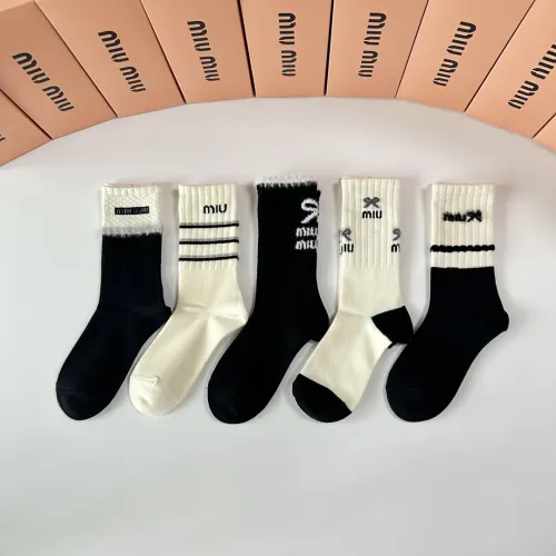 Replica MIU MIU Socks #1461002 $29.00 USD for Wholesale