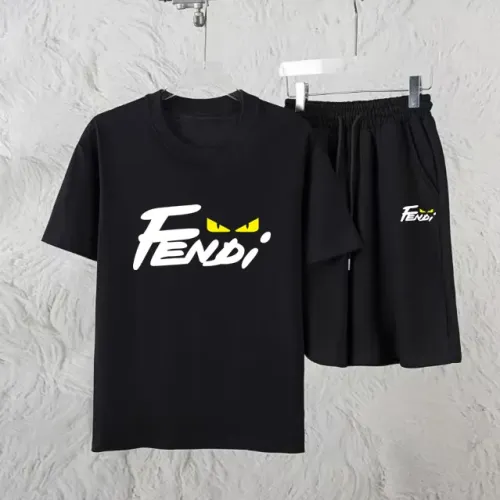 Cheap Fendi Tracksuits Short Sleeved For Unisex #1461293, $$60.00 USD On Fendi Tracksuits