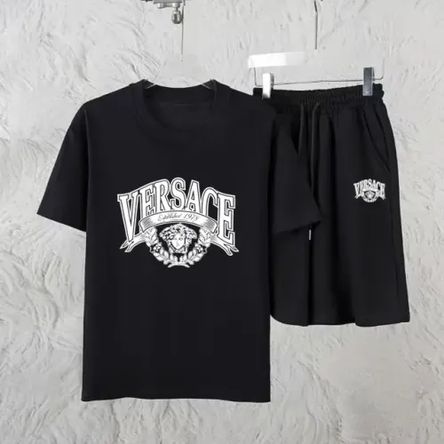 Cheap Versace Tracksuits Short Sleeved For Unisex #1461316, $$60.00 USD On Versace Tracksuits