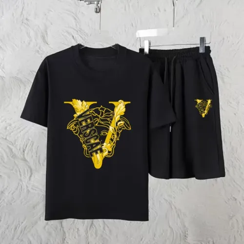 Cheap Versace Tracksuits Short Sleeved For Unisex #1461317, $$60.00 USD On Versace Tracksuits