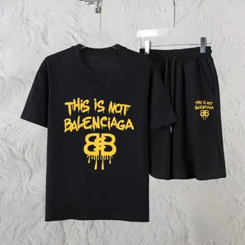 Cheap Balenciaga Fashion Tracksuits Short Sleeved For Unisex #1461323, $$60.00 USD On Balenciaga Fashion Tracksuits