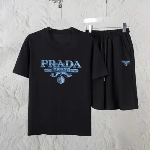 Cheap Prada Tracksuits Short Sleeved For Unisex #1461326, $$60.00 USD On Prada Tracksuits