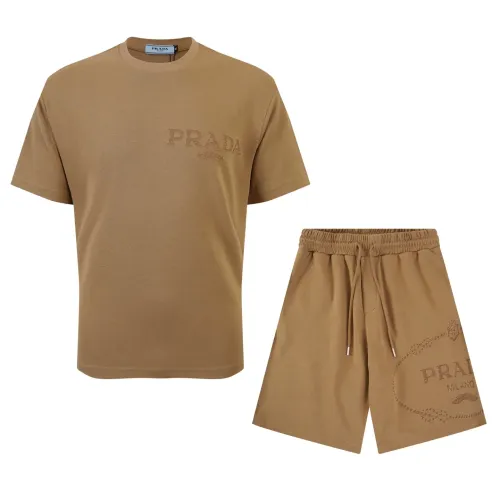 Cheap Prada Tracksuits Short Sleeved For Men #1461340, $$64.00 USD On Prada Tracksuits
