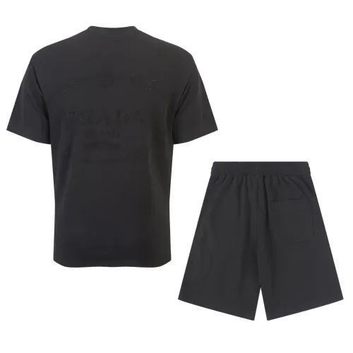 Replica Prada Tracksuits Short Sleeved For Men #1461341 $64.00 USD for Wholesale