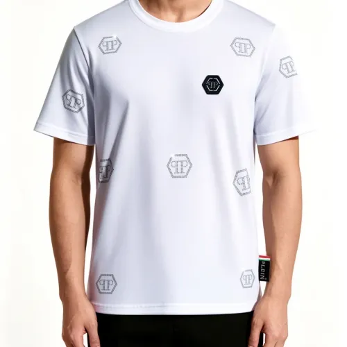 Replica Philipp Plein PP T-Shirts Short Sleeved For Men #1461362 $27.00 USD for Wholesale