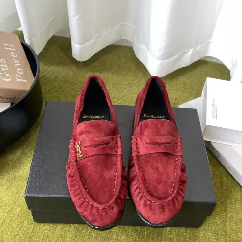 Cheap Yves Saint Laurent YSL Leather Shoes For Women #1461653, $$118.00 USD On Yves Saint Laurent YSL Leather Shoes