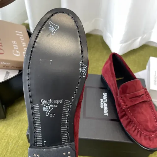 Replica Yves Saint Laurent YSL Leather Shoes For Women #1461653 $118.00 USD for Wholesale
