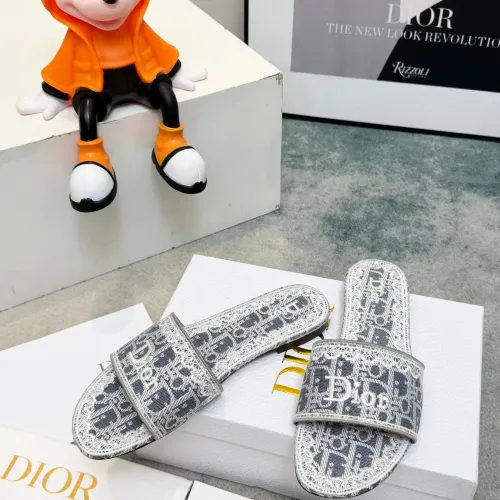 Replica Christian Dior Slippers For Women #1461702 $80.00 USD for Wholesale