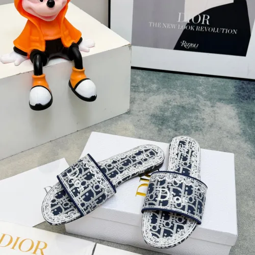 Replica Christian Dior Slippers For Women #1461703 $80.00 USD for Wholesale