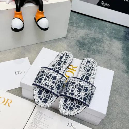 Replica Christian Dior Slippers For Women #1461703 $80.00 USD for Wholesale