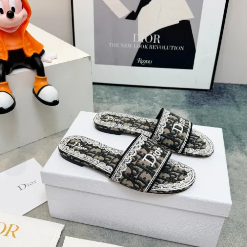 Replica Christian Dior Slippers For Women #1461704 $80.00 USD for Wholesale