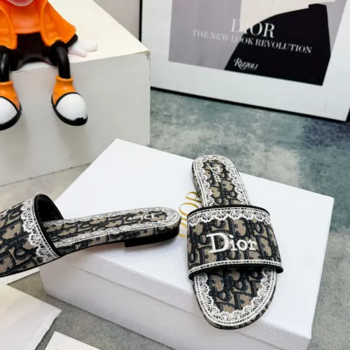 Replica Christian Dior Slippers For Women #1461704 $80.00 USD for Wholesale