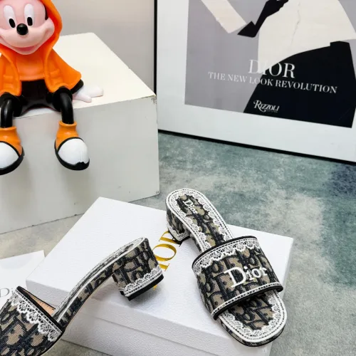 Replica Christian Dior Slippers For Women #1461724 $85.00 USD for Wholesale