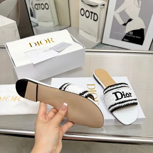 Replica Christian Dior Slippers For Women #1461730 $92.00 USD for Wholesale