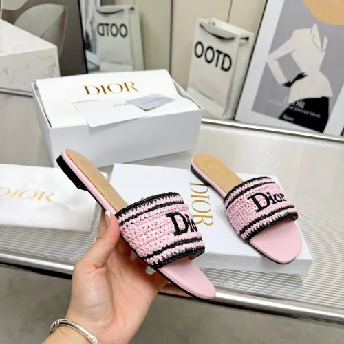 Replica Christian Dior Slippers For Women #1461731 $92.00 USD for Wholesale