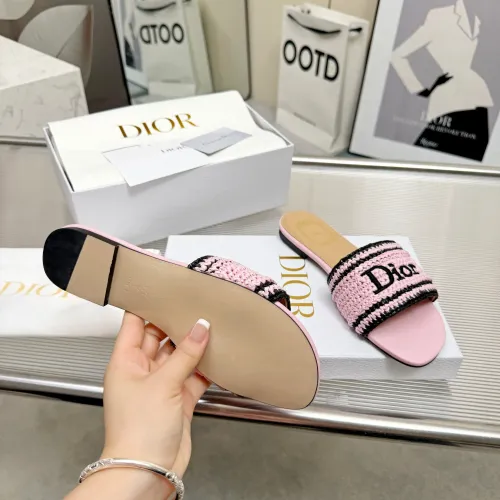 Replica Christian Dior Slippers For Women #1461731 $92.00 USD for Wholesale