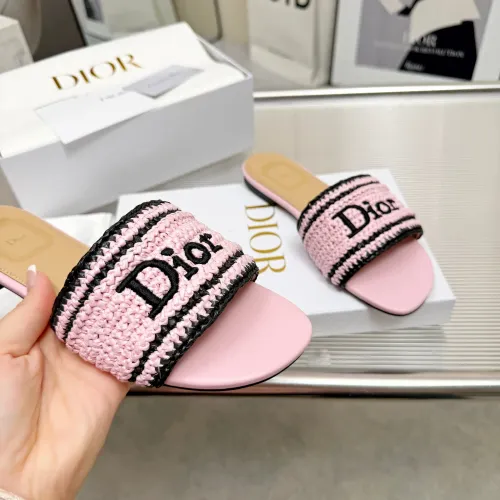 Replica Christian Dior Slippers For Women #1461731 $92.00 USD for Wholesale