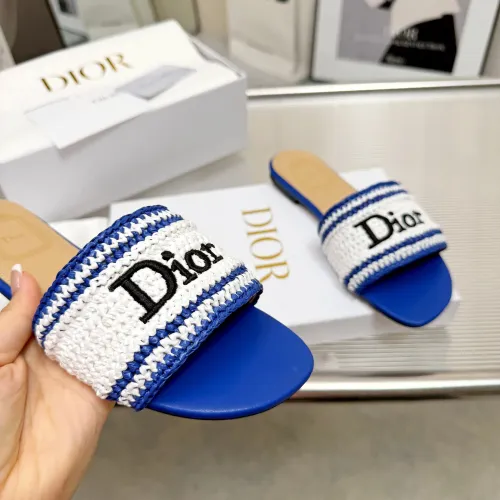 Replica Christian Dior Slippers For Women #1461732 $92.00 USD for Wholesale