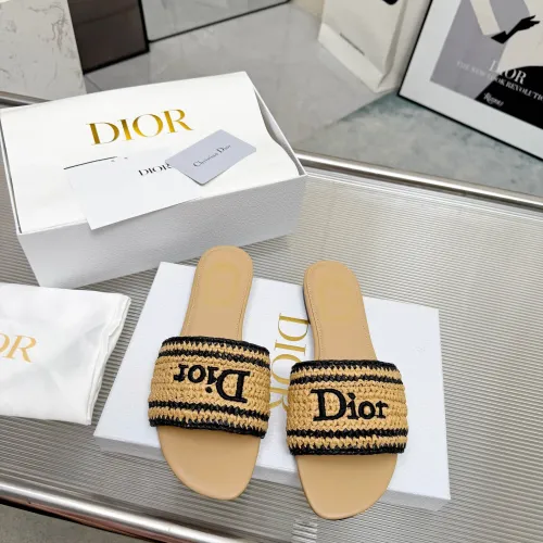 Replica Christian Dior Slippers For Women #1461733 $92.00 USD for Wholesale