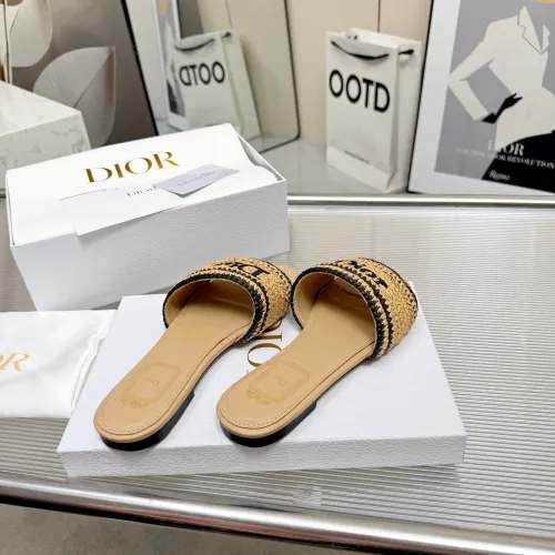 Replica Christian Dior Slippers For Women #1461733 $92.00 USD for Wholesale