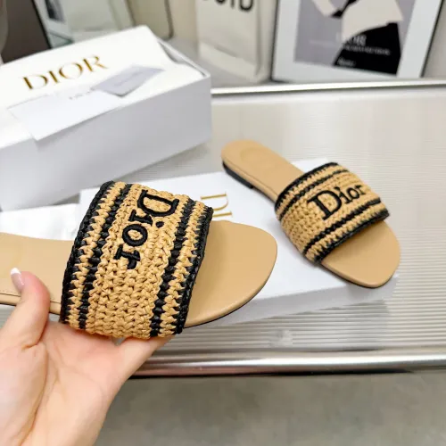 Replica Christian Dior Slippers For Women #1461733 $92.00 USD for Wholesale