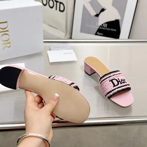 Replica Christian Dior Slippers For Women #1461735 $92.00 USD for Wholesale