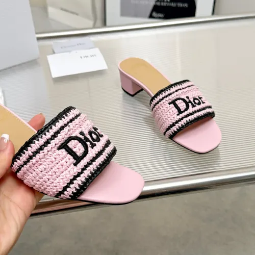 Replica Christian Dior Slippers For Women #1461735 $92.00 USD for Wholesale