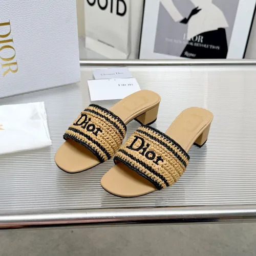 Replica Christian Dior Slippers For Women #1461736 $92.00 USD for Wholesale