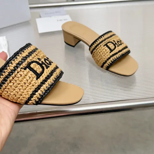 Replica Christian Dior Slippers For Women #1461736 $92.00 USD for Wholesale