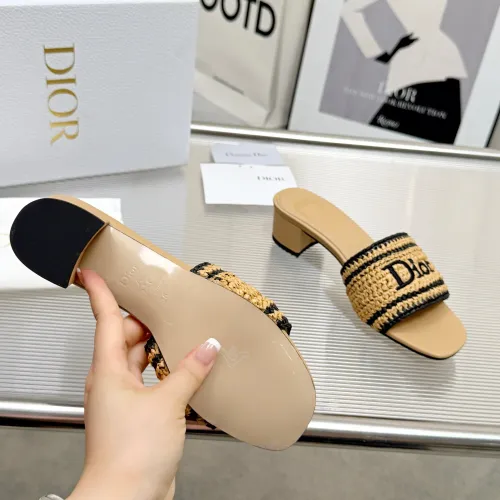 Replica Christian Dior Slippers For Women #1461736 $92.00 USD for Wholesale