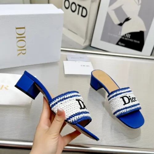 Replica Christian Dior Slippers For Women #1461737 $92.00 USD for Wholesale