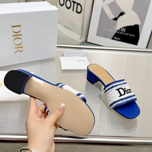 Replica Christian Dior Slippers For Women #1461737 $92.00 USD for Wholesale