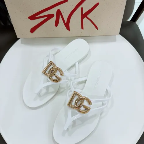 Replica Dolce & Gabbana D&G Slippers For Women #1461738 $56.00 USD for Wholesale