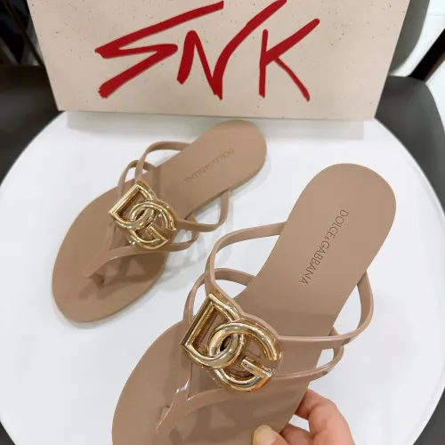 Replica Dolce & Gabbana D&G Slippers For Women #1461739 $56.00 USD for Wholesale