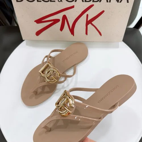 Replica Dolce & Gabbana D&G Slippers For Women #1461739 $56.00 USD for Wholesale