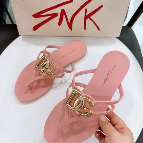 Replica Dolce & Gabbana D&G Slippers For Women #1461740 $56.00 USD for Wholesale