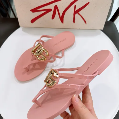 Replica Dolce & Gabbana D&G Slippers For Women #1461740 $56.00 USD for Wholesale