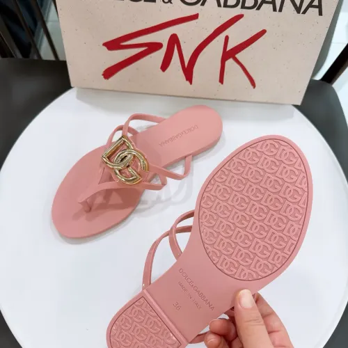 Replica Dolce & Gabbana D&G Slippers For Women #1461740 $56.00 USD for Wholesale